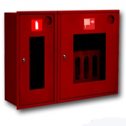 Шкаф пожарный ШПК-315 ВОК 840х650х230 (встроенный, открытый, красный)